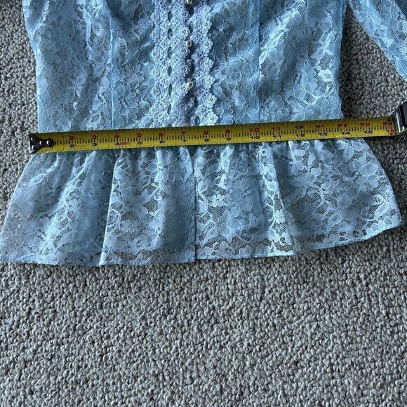 Gunne Sax Gold Label XS VNT Lace Blouse Victorian Prairie Cottagecore Romantic - Picture 11 of 11